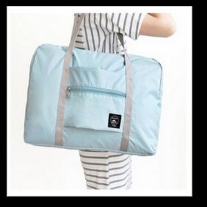 Baby blue travel weekend duffel hockey gym carryon hospital bag